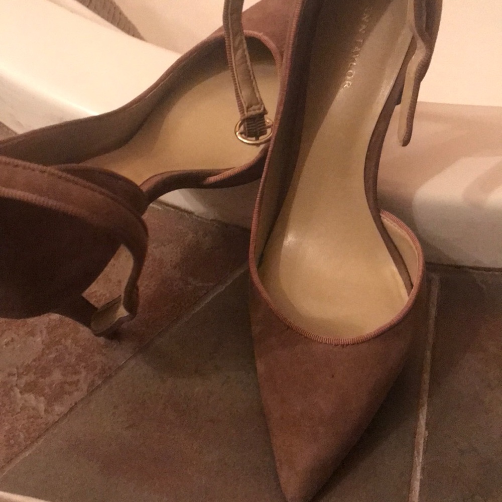 Ann Taylor pumps with ankle strap